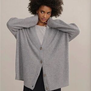 Jenni Kayne Cashmere Cocoon Cardigan - Heather Grey